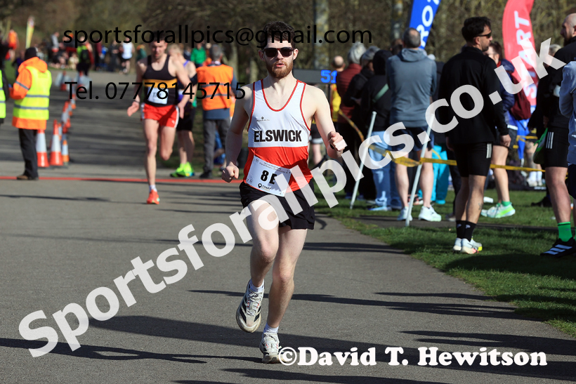 Senior Mens 2026 NECAA Royal Signals Road Relays, Hetton Lyons Country Park, Hetton le Hole. Photo: David T. Hewitson/Sports for All Pics